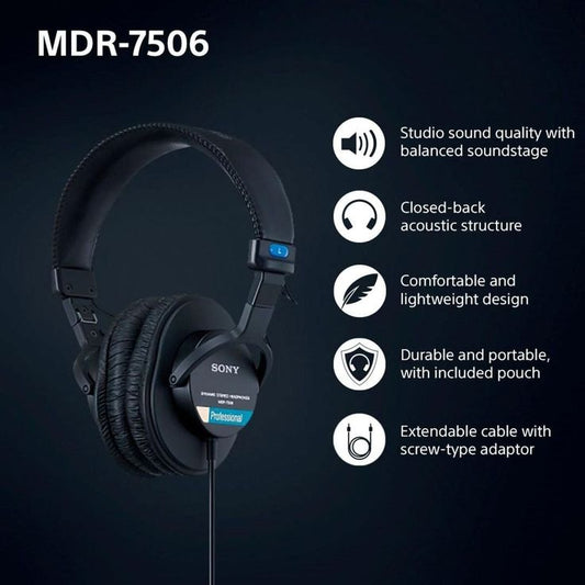 Sony MDR-7506 Professional Studio Headphones