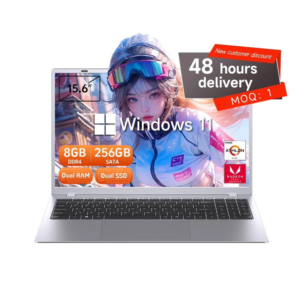 US Warehouse 15.6" Laptop 48 Hours Delivery 8GB+256GB AMD 3020e Wholesale Laptop Computer Ordinateur Portable Laptops Brand New